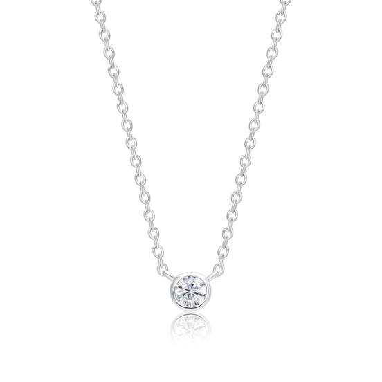 NUTANA - Solitaire Bezel Necklace