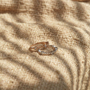 Diamond Bezel Bubble Ring
