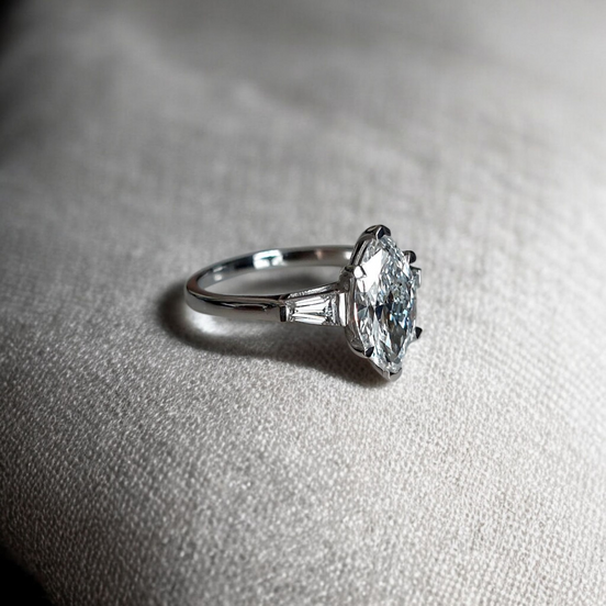 Marquise - 3 Stone Ring