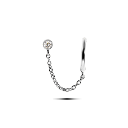 NUTANA - The Double Piercing Chain Earstuds