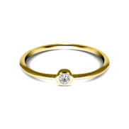 NUTANA - The Unusual Solitaire Ring